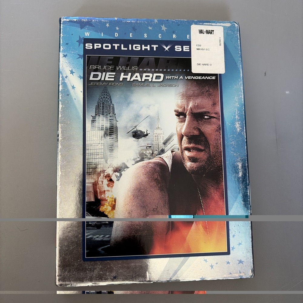 Die Hard 3: Die Hard with a Vengeance DVD 1995 Bruce Willis